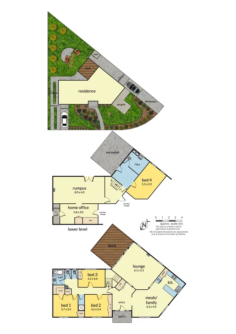 Floorplan of Homely house listing, 22 Yanigin Drive, Glen Waverley VIC 3150