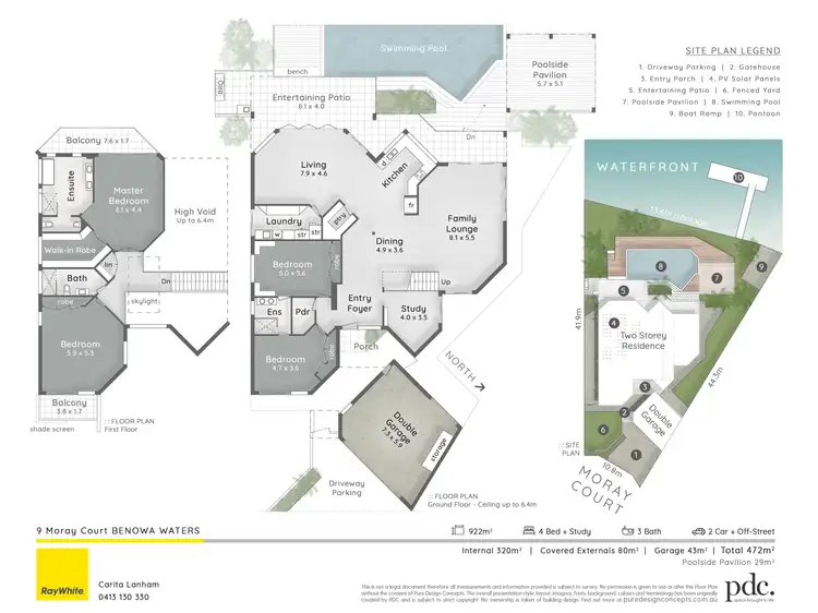 Floorplan of Homely house listing, 9 Moray Court, Benowa Waters QLD 4217