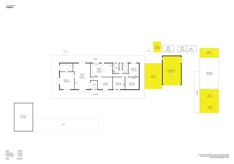 Floorplan of Homely house listing, 160 Jollytown Road, Lyndoch SA 5351