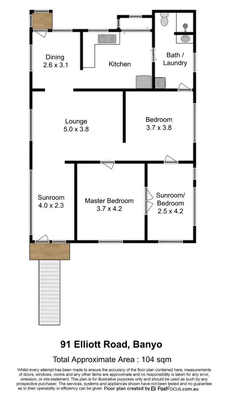 Floorplan of Homely house listing, 91 Elliott Road, Banyo QLD 4014