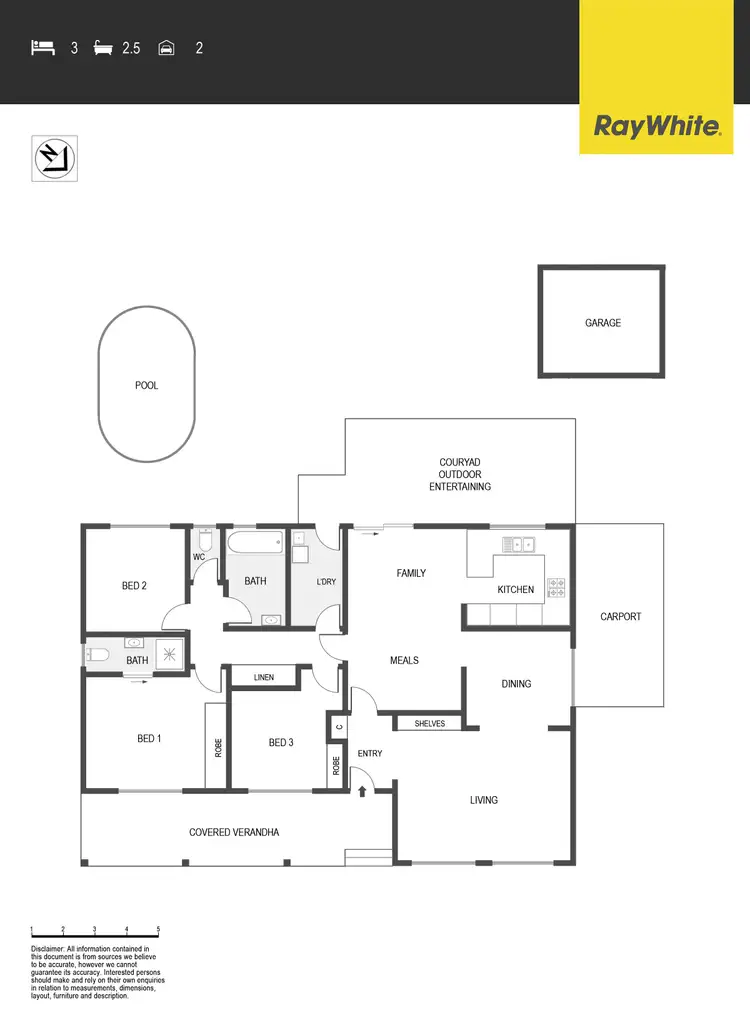 Floorplan of Homely house listing, 19 Barraclough Crescent, Monash ACT 2904
