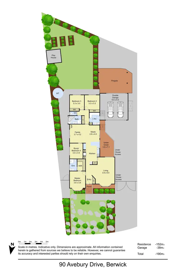 Floorplan of Homely house listing, 90 Avebury Drive, Berwick VIC 3806