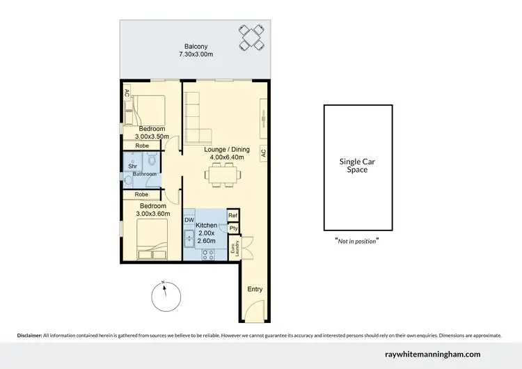 Floorplan of Homely apartment listing, 8/109-111 Addison Street, Elwood VIC 3184