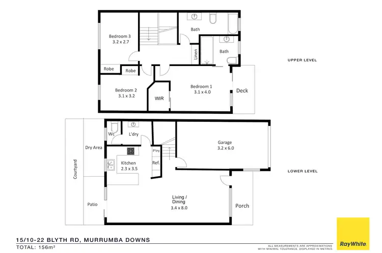 Floorplan of Homely townhouse listing, 15/10-22 Blyth Road, Murrumba Downs QLD 4503