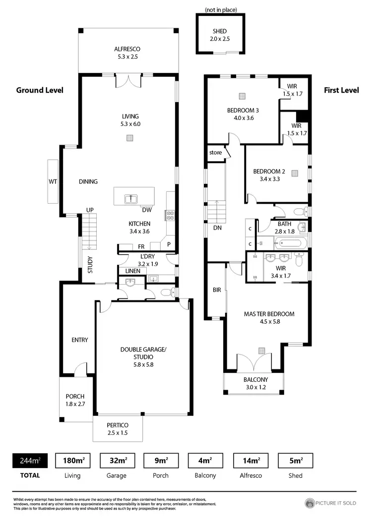 Floorplan of Homely house listing, 9 Gosse Avenue, Glenelg North SA 5045