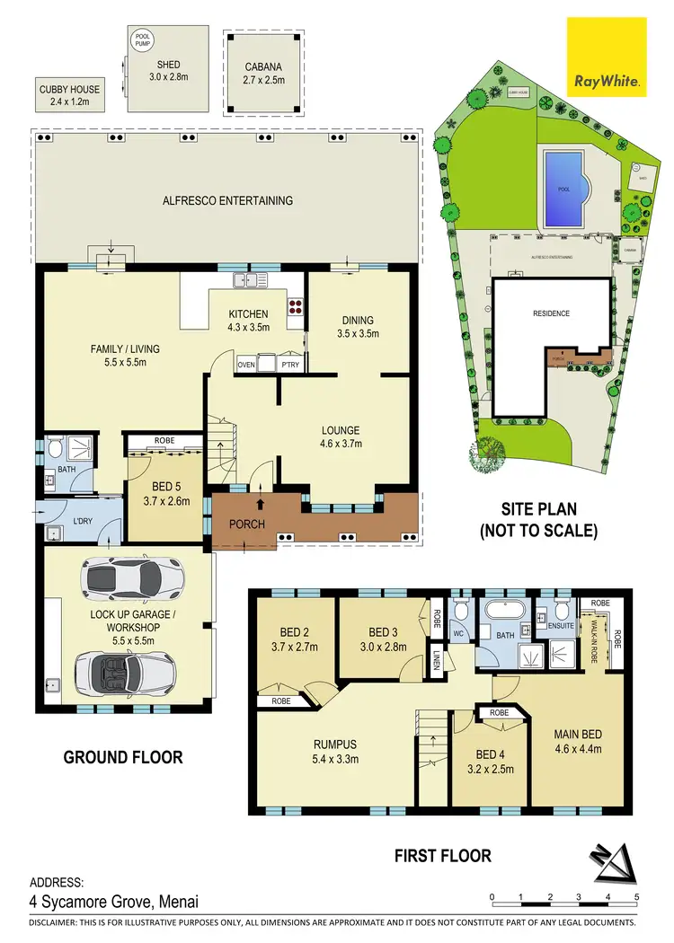Floorplan of Homely house listing, 4 Sycamore Grove, Menai NSW 2234