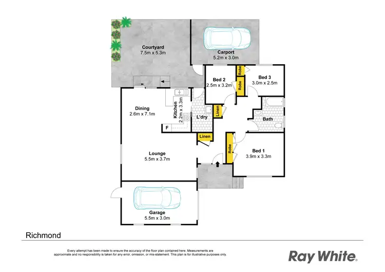 Floorplan of Homely villa listing, 1/13 Strong Place, Richmond NSW 2753