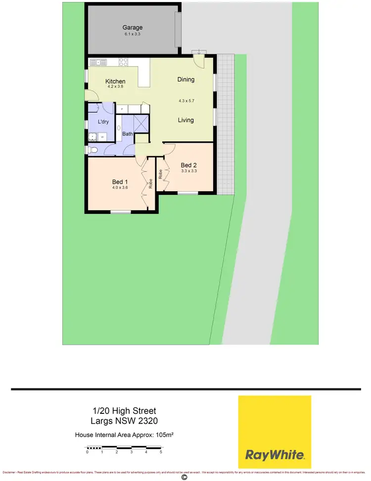 Floorplan of Homely unit listing, 1/20 High Street, Largs NSW 2320