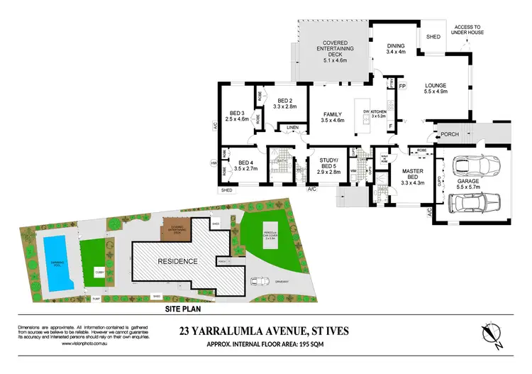 Floorplan of Homely house listing, 23 Yarralumla Avenue, St Ives NSW 2075