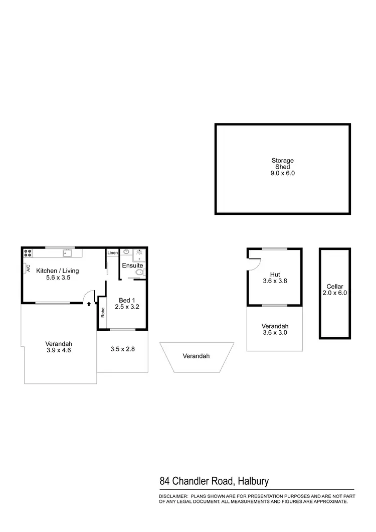 Floorplan of Homely house listing, 84 Chandler Road, Halbury SA 5461