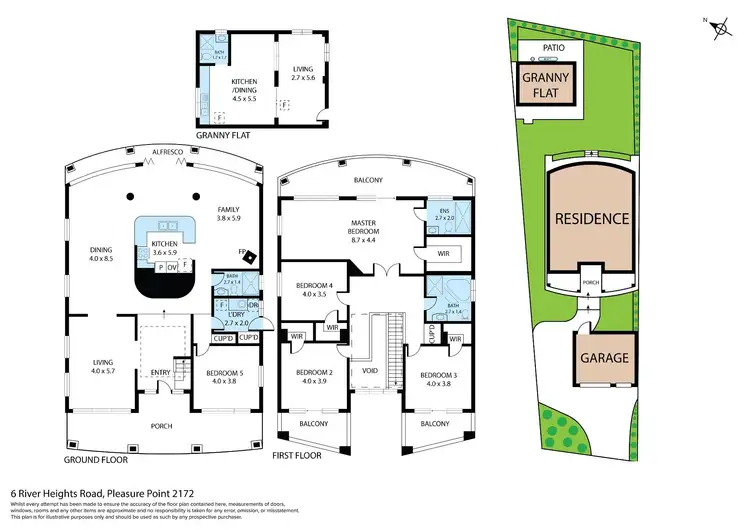 Floorplan of Homely house listing, 6 River Heights Road, Pleasure Point NSW 2172