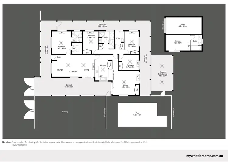 Floorplan of Homely house listing, 128 Reid Road, Cable Beach WA 6726