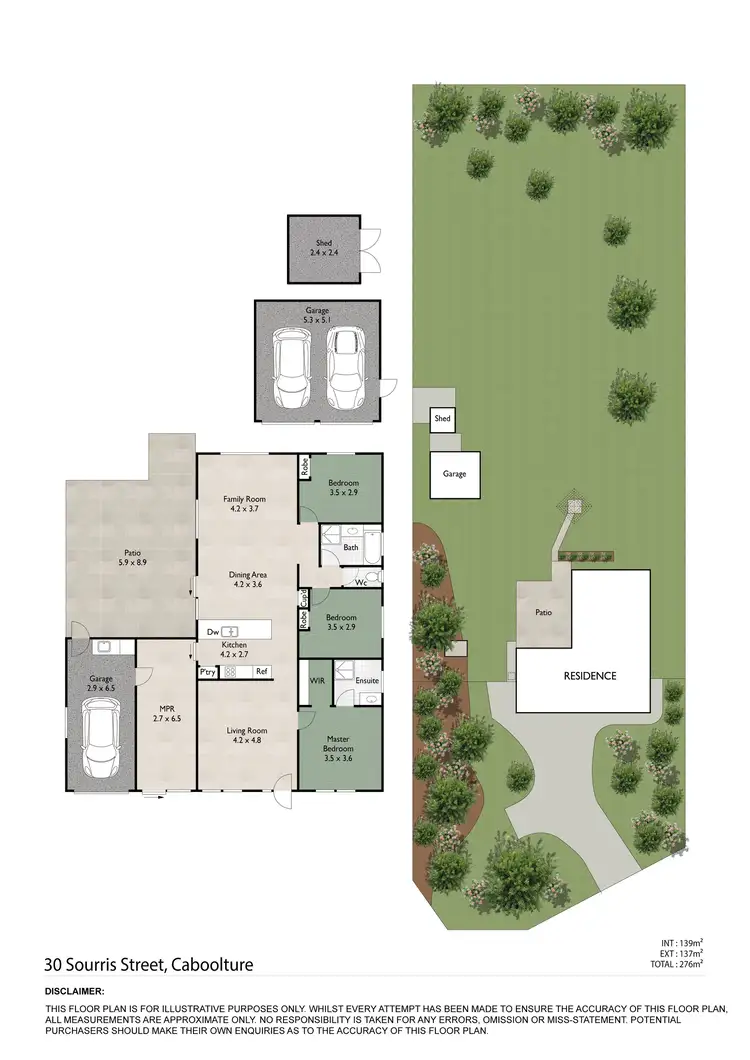 Floorplan of Homely house listing, 30 Sourris Court, Caboolture QLD 4510