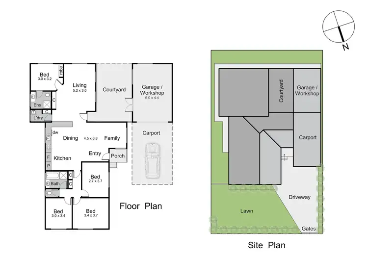 Floorplan of Homely house listing, 3 Teal Place, Baxter VIC 3911