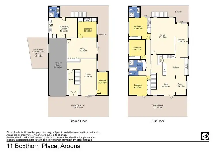 Floorplan of Homely house listing, 11 Boxthorn Place, Aroona QLD 4551