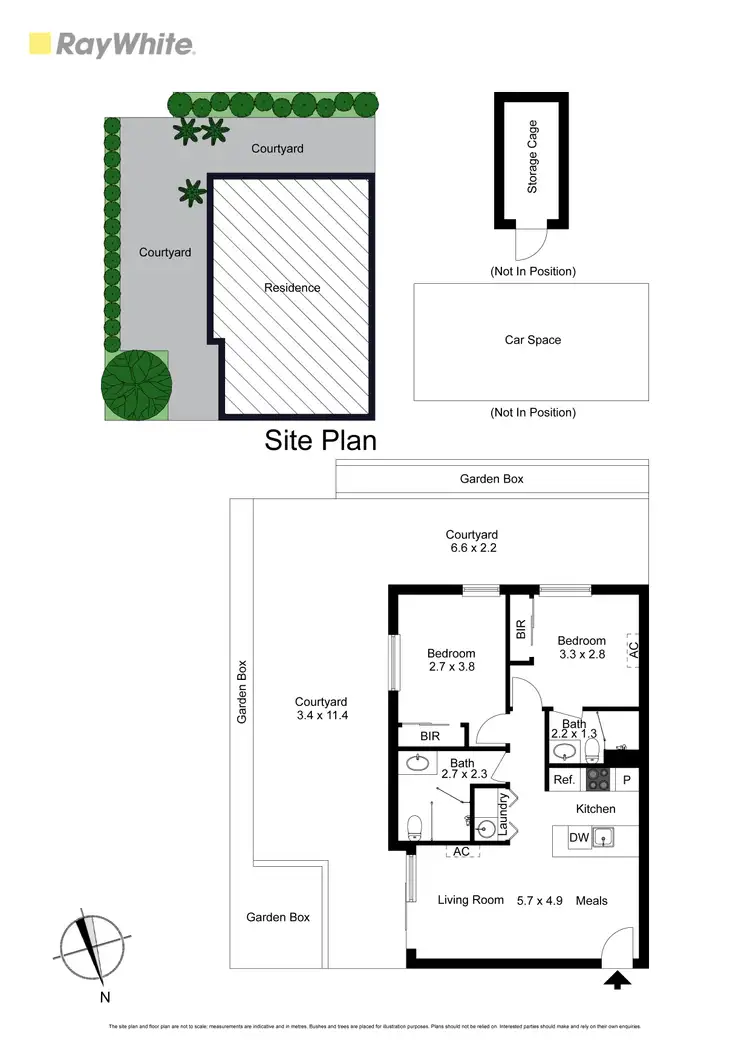 Floorplan of Homely apartment listing, G01/21 Collins Street, Chadstone VIC 3148