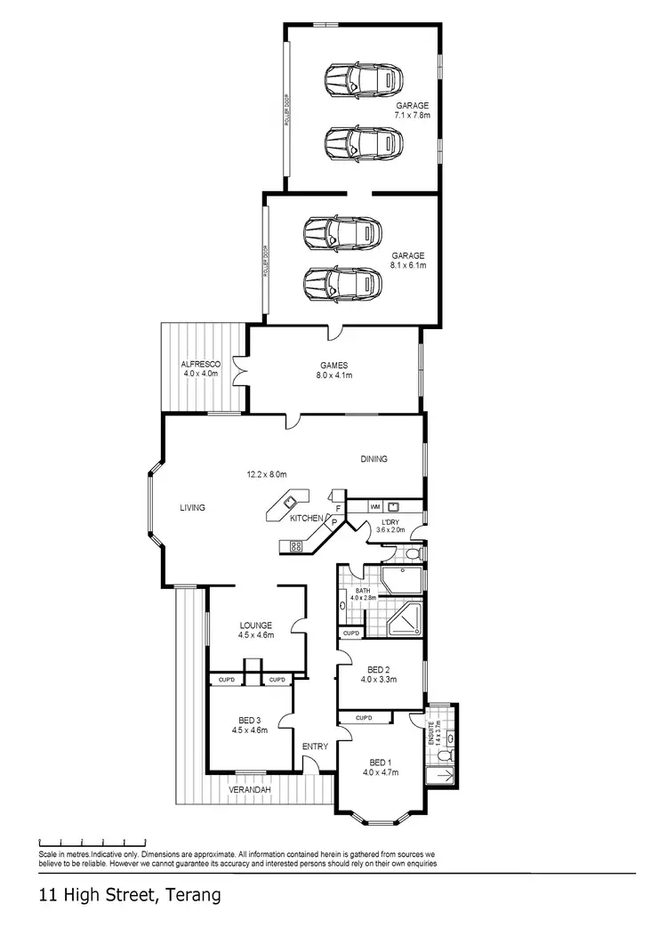 Floorplan of Homely house listing, 11 High Street, Terang VIC 3264