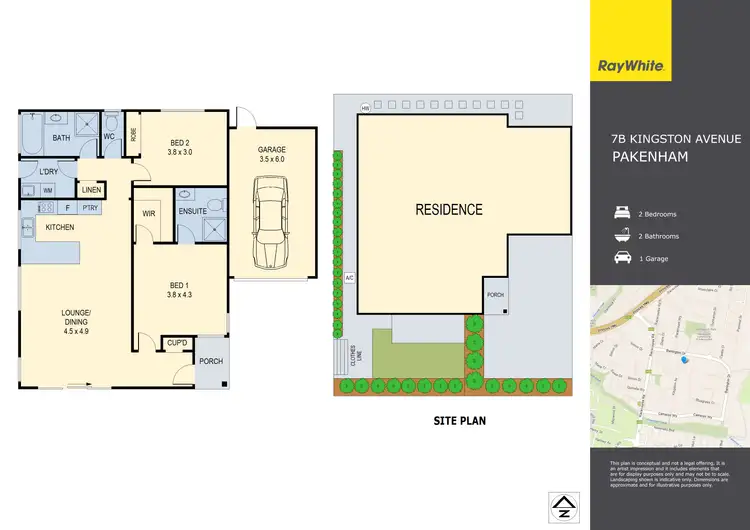 Floorplan of Homely house listing, 7B Kingston Avenue, Pakenham VIC 3810