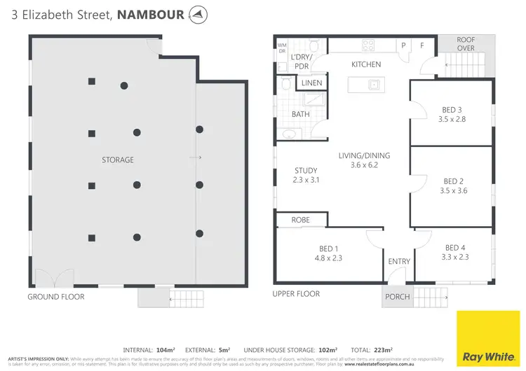 Floorplan of Homely house listing, 3 Elizabeth Street, Nambour QLD 4560