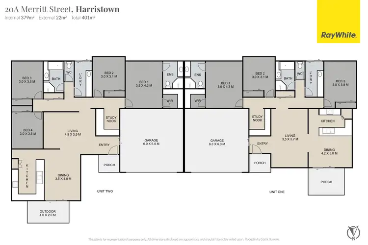 Floorplan of Homely unit listing, 20A Merritt Street, Harristown QLD 4350
