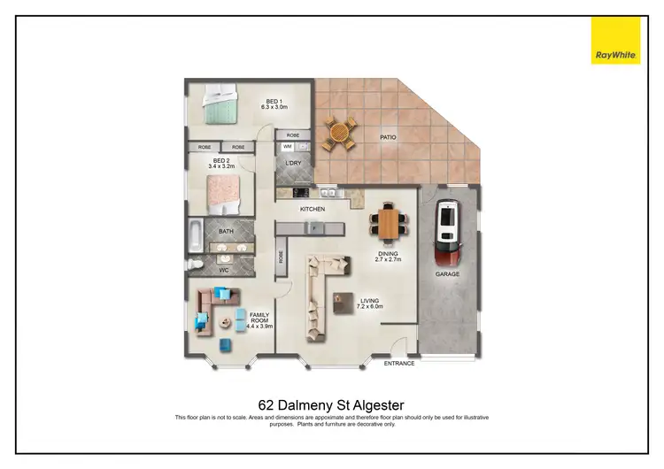 Floorplan of Homely house listing, 62 Dalmeny Street, Algester QLD 4115
