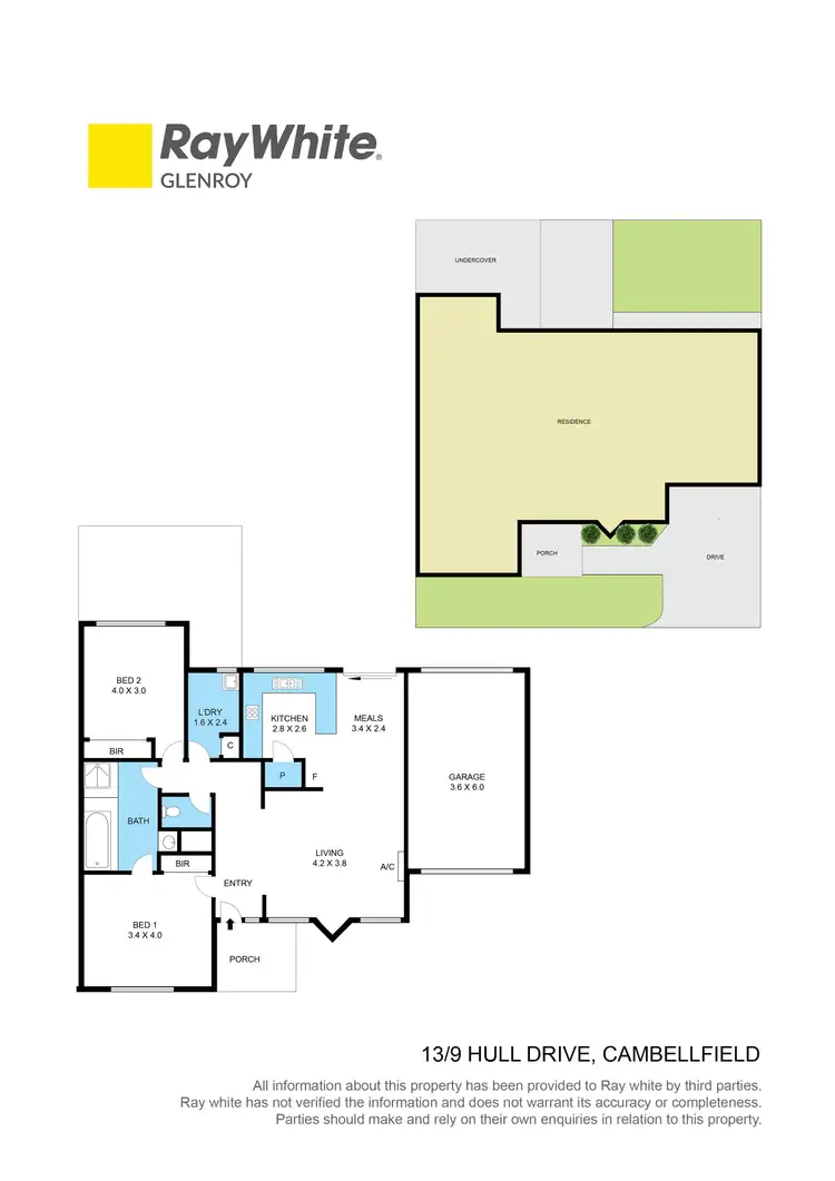 Floorplan of Homely unit listing, 13/9 Hull Drive, Campbellfield VIC 3061