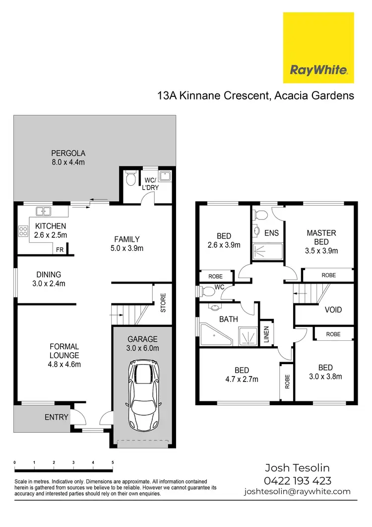 Floorplan of Homely house listing, 13a Kinnane Crescent, Acacia Gardens NSW 2763