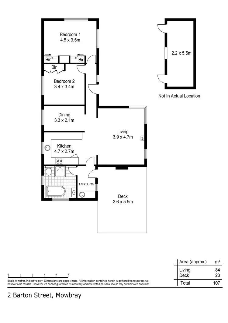 Floorplan of Homely house listing, 2 Barton Street, Mowbray TAS 7248