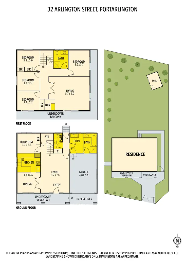 Floorplan of Homely house listing, 32 Arlington Street, Portarlington VIC 3223