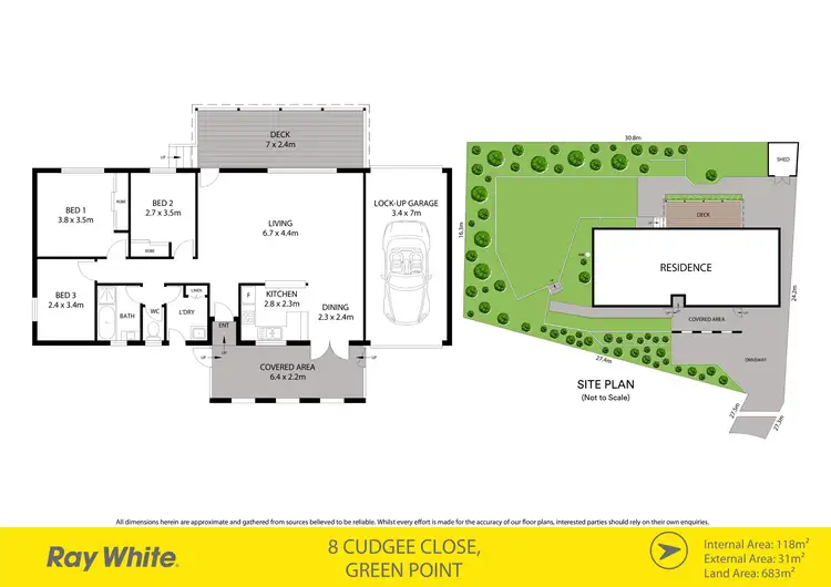 Floorplan of Homely house listing, 8 Cudgee Close, Green Point NSW 2251