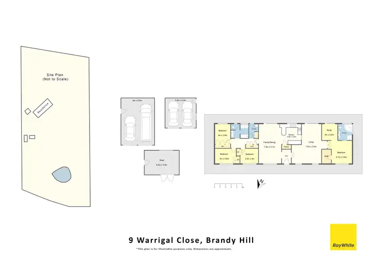 Floorplan of Homely house listing, 9 Warrigal Close, Brandy Hill NSW 2324