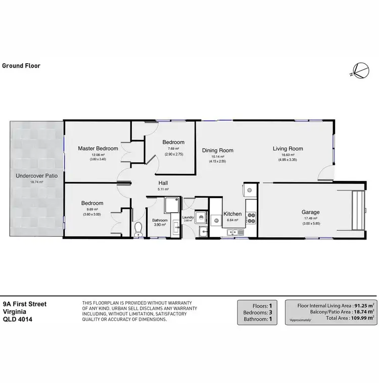 Floorplan of Homely house listing, 9A First Street, Virginia QLD 4014