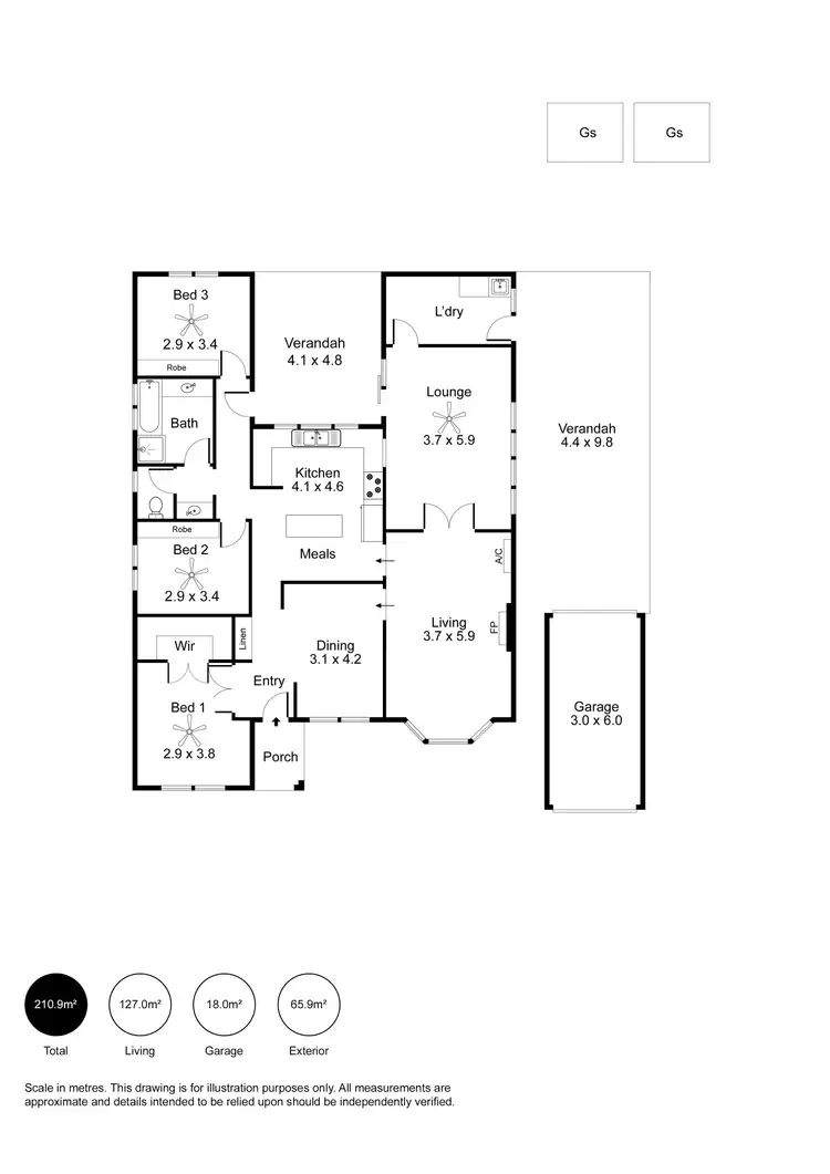 Floorplan of Homely house listing, 2 Chusan Court, North Haven SA 5018