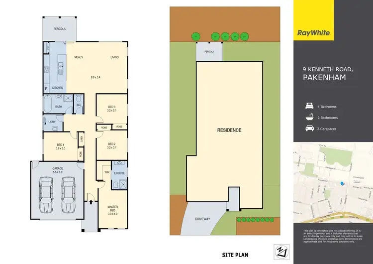 Floorplan of Homely house listing, 9 Kenneth Road, Pakenham VIC 3810