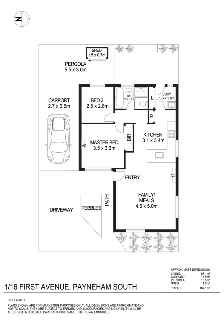Floorplan of Homely house listing, 1/16 First Avenue, Payneham South SA 5070