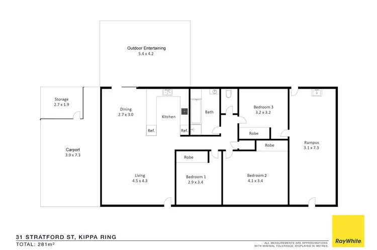 Floorplan of Homely house listing, 31 Stratford Street, Kippa-Ring QLD 4021