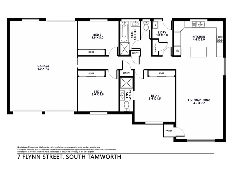 Floorplan of Homely house listing, 7 Flynn Street, Tamworth NSW 2340