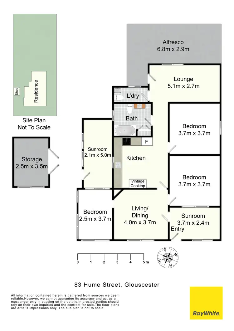 Floorplan of Homely house listing, 83 Hume Street, Gloucester NSW 2422