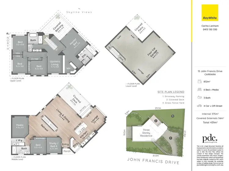 Floorplan of Homely house listing, 15 John Francis Drive, Carrara QLD 4211