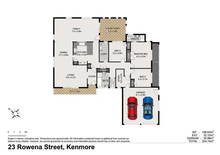 Floorplan of Homely house listing, 23 Rowena Street, Kenmore QLD 4069