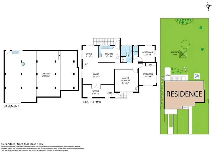 Floorplan of Homely house listing, 16 Beckford Street, Moorooka QLD 4105