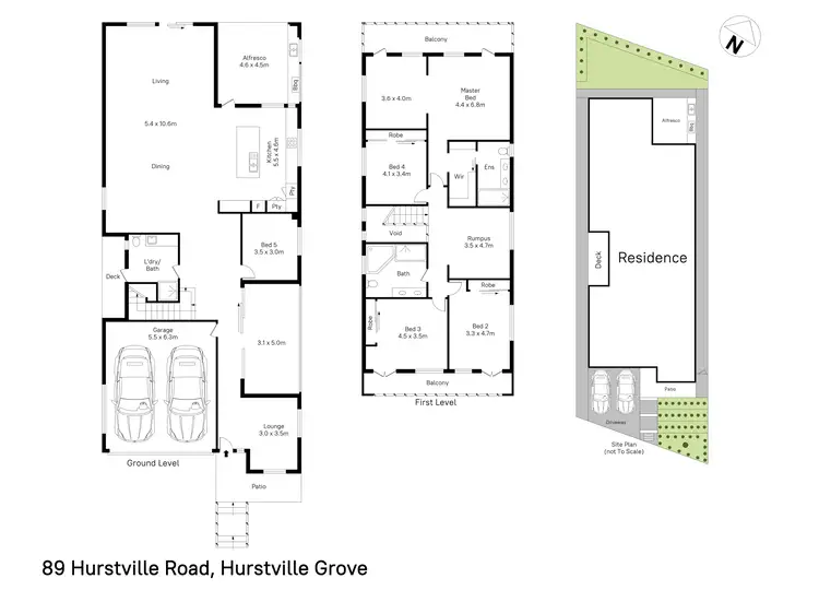 Floorplan of Homely house listing, 89 Hurstville Road, Hurstville Grove NSW 2220