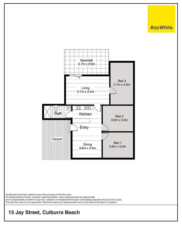 Floorplan of Homely house listing, 15 Jay Street, Culburra Beach NSW 2540