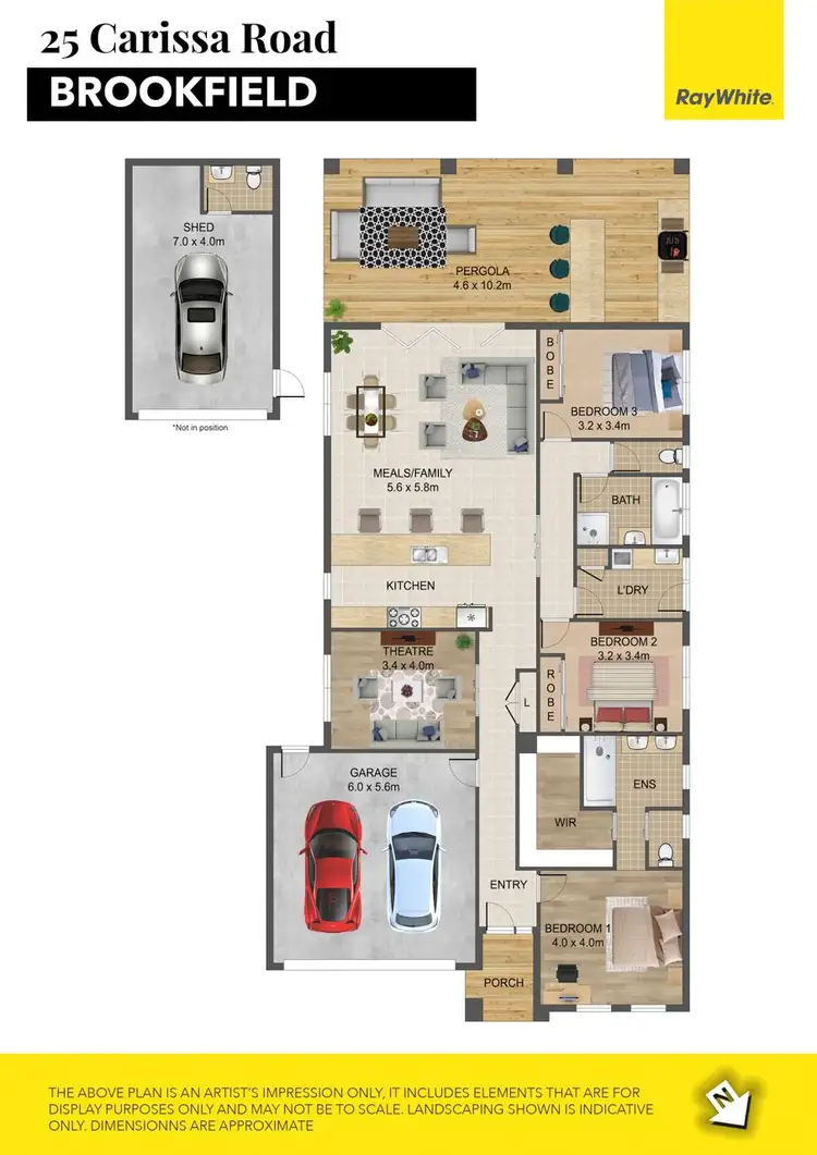 Floorplan of Homely house listing, 26 Carissa Road, Brookfield VIC 3338