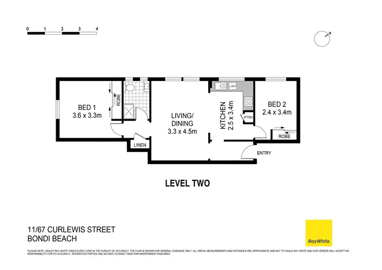 Floorplan of Homely apartment listing, 11/67 Curlewis Street, Bondi Beach NSW 2026