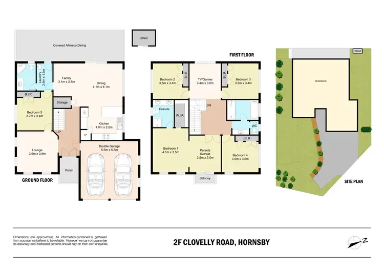 Floorplan of Homely house listing, 2F Clovelly Road, Hornsby NSW 2077