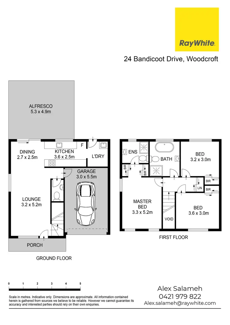 Floorplan of Homely house listing, 24 Bandicoot Drive, Woodcroft NSW 2767