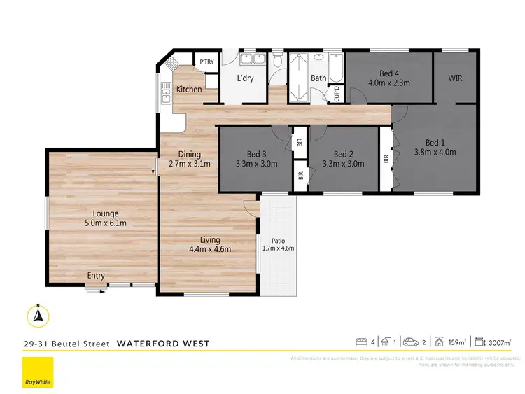 Floorplan of Homely house listing, 29-31 & 33-35 Beutel Street, Waterford West QLD 4133