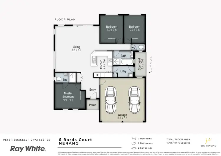 Floorplan of Homely house listing, 6 Bards Court, Nerang QLD 4211