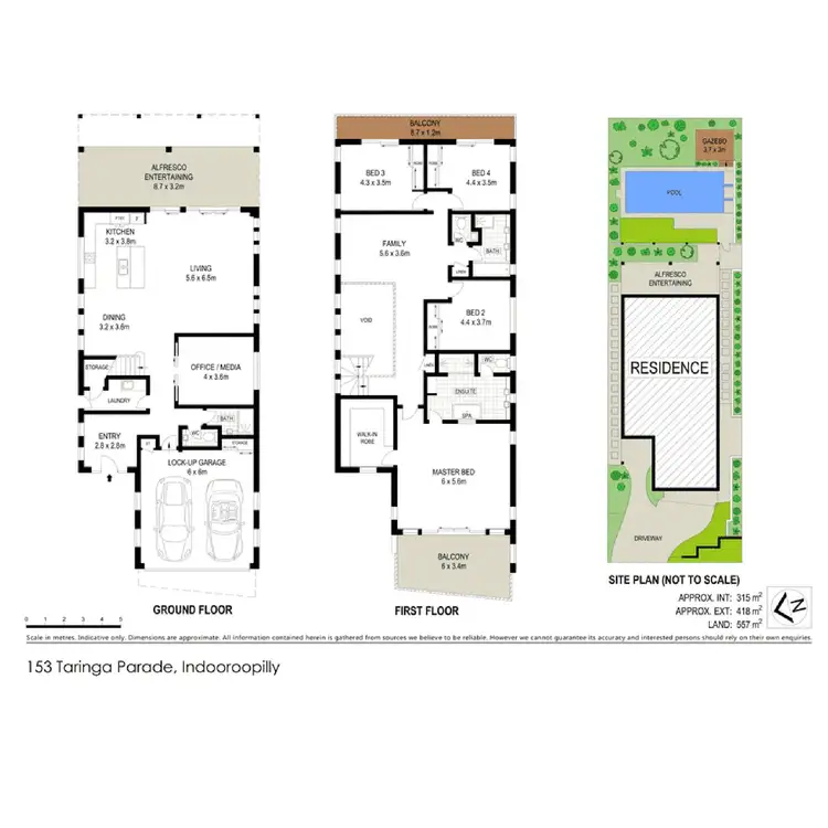 Floorplan of Homely house listing, 153 Taringa Parade, Indooroopilly QLD 4068
